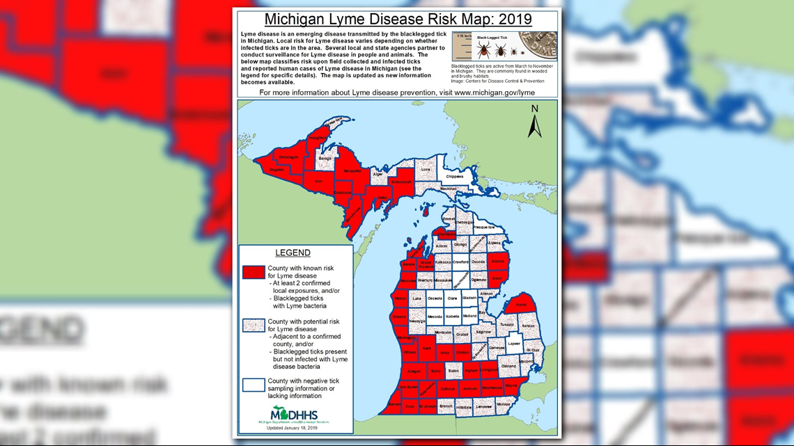 Michigan is experiencing an uptick in ticks
