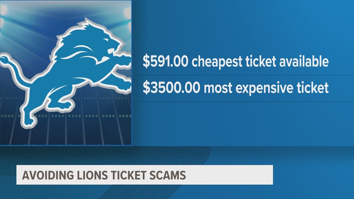 How To Avoid Lions Tickets Scams | Wzzm13.com