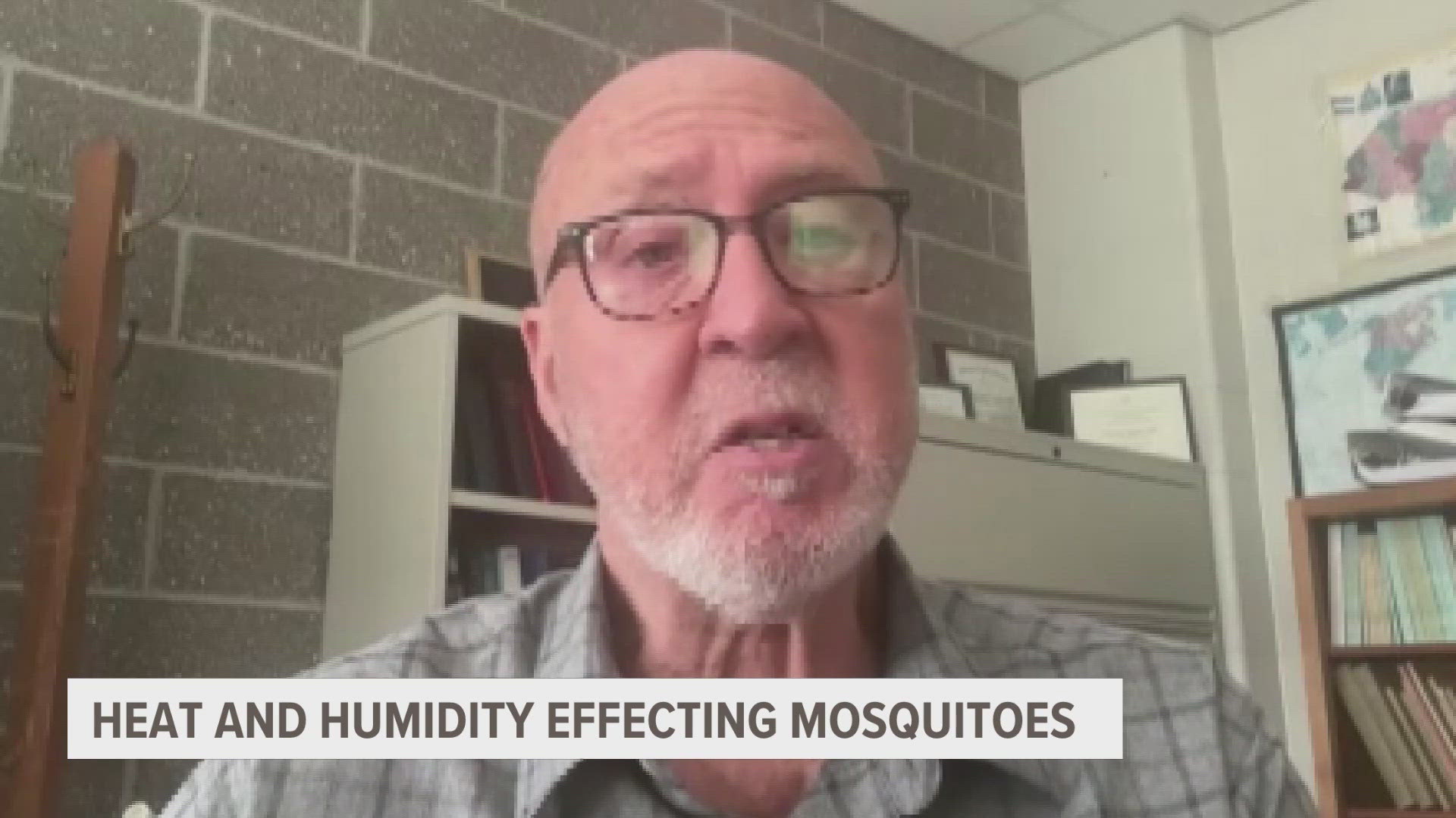 While mosquito populations are currently down, humidity encourages them to be more active.