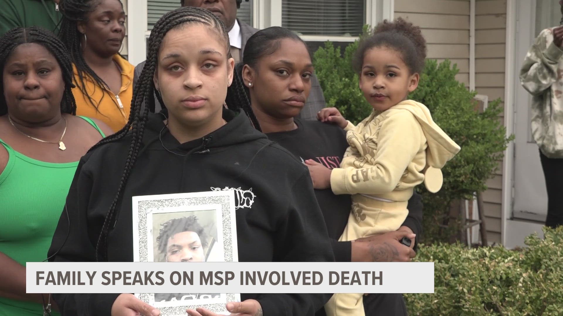 The family is seeking justice, MSP said the officer has been placed on leave.