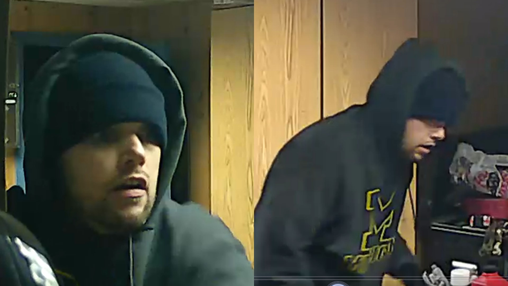 The Muskegon County Sheriff's Office release surveillance photos of a man wanted for questioning in a breaking and entering investigation. Not many other details were released at this time, but if anyone knows anything they are asked to contact the sheriff's office detective bureau at 231-724-6658 or Silent Observer at 231-72-CRIME.