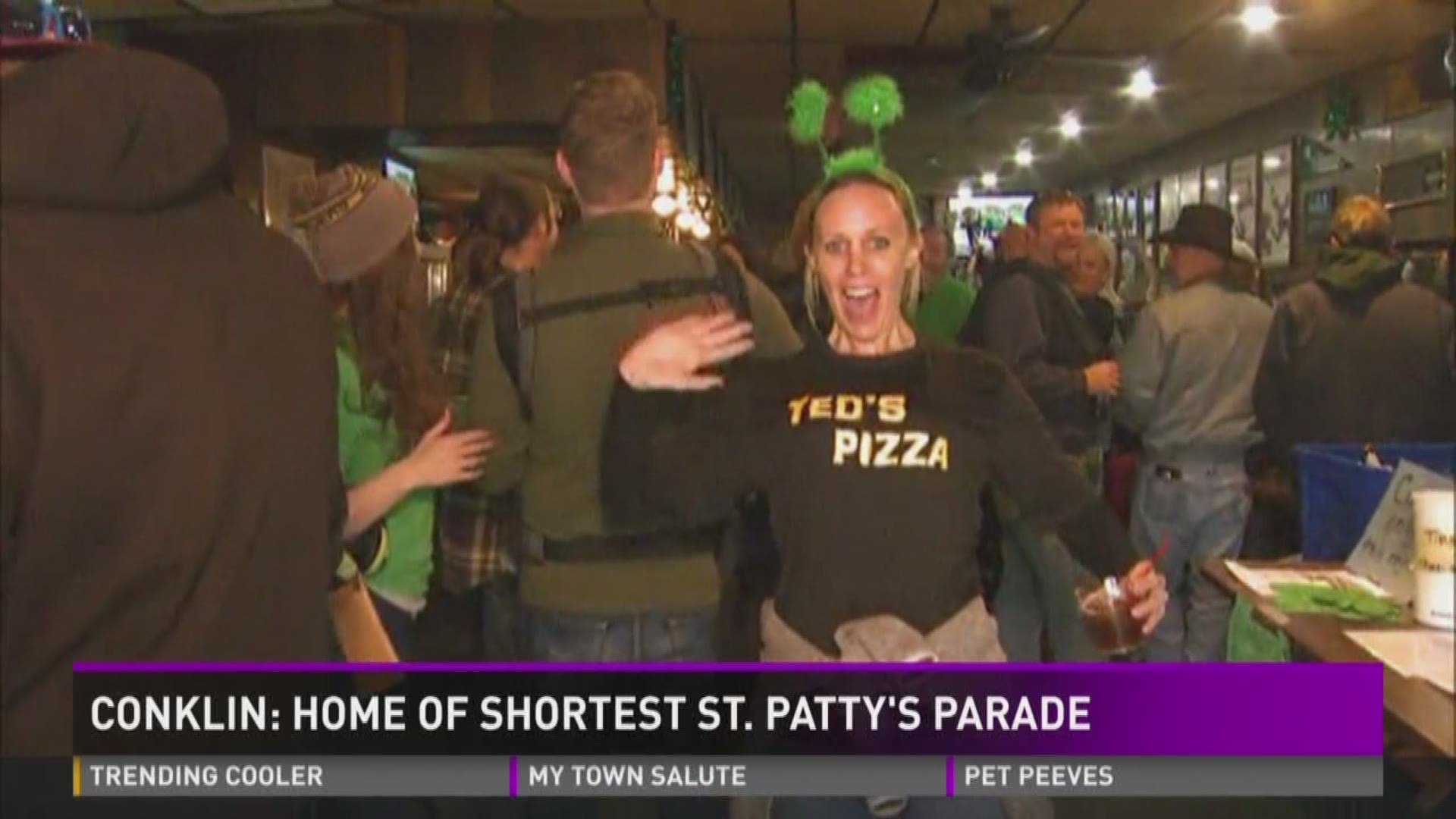 Conklin: Home of the shortest St. Paddy's Day parade