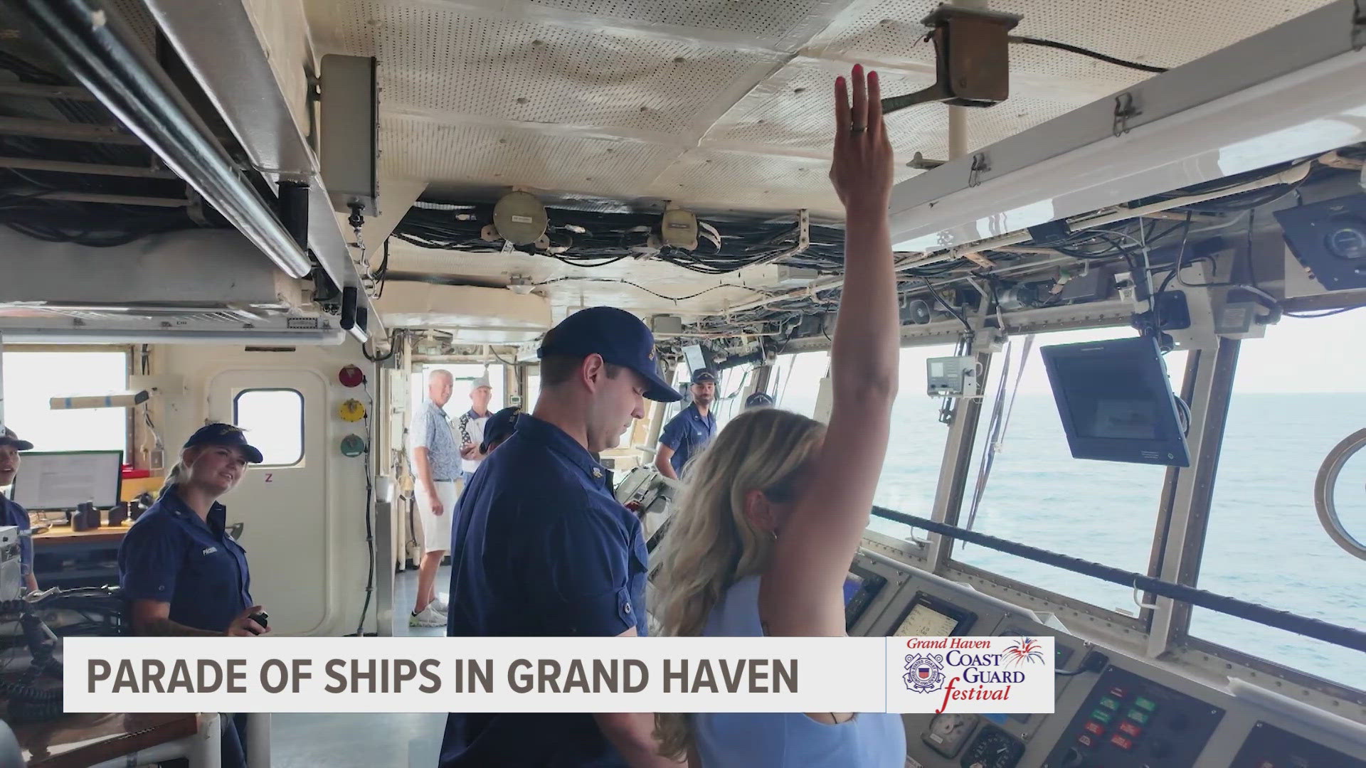 13 ON YOUR SIDE's Samantha Jacques takes you inside the Parade of Ships at the 100th annual Grand Haven Coast Guard Festival.