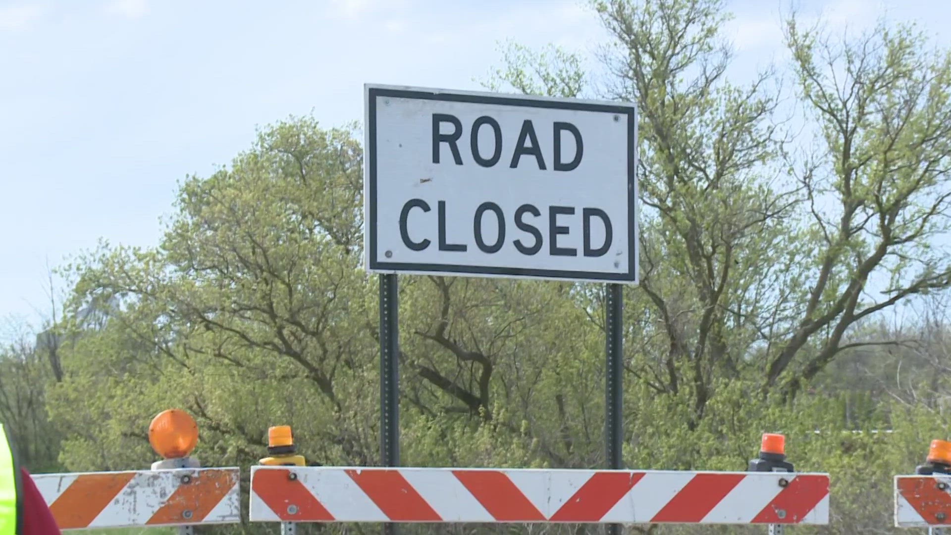 Road construction is something you'll need to keep in mind if you're traveling west to get to Tulip Time.