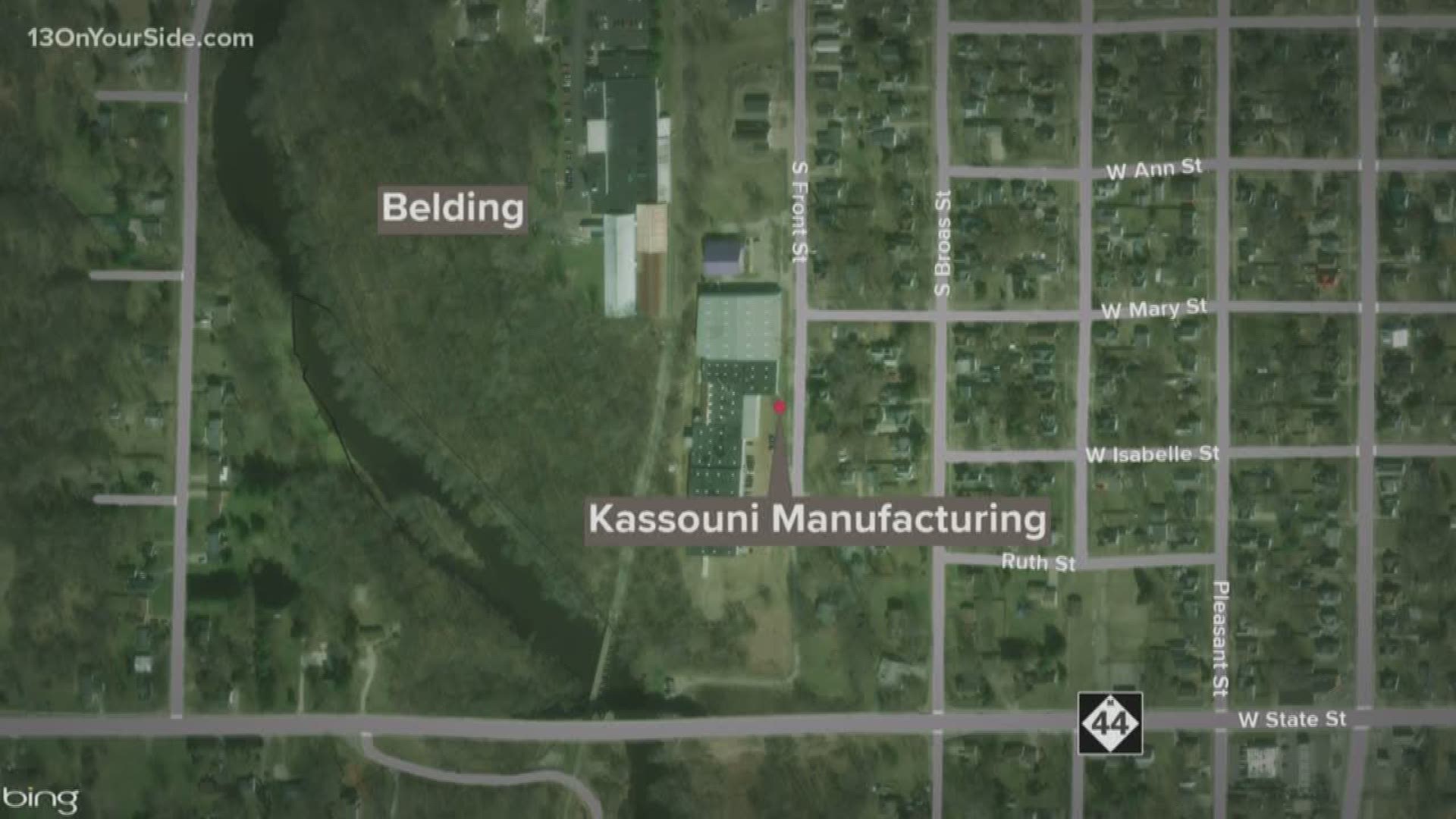 The Ionia County Health Department has issued an imminent danger order regarding a Belding factory, shutting it down for a potentially dangerous public health concern. Kassouni Manufacturing Inc. was shut down after an incident caused a fire and chlorine gas release.