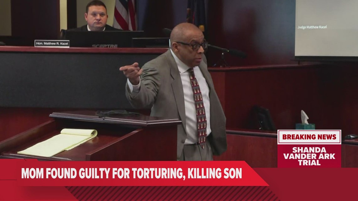 GUILTY Jury convicts Shanda Vander Ark of torturing, killing son(04)
