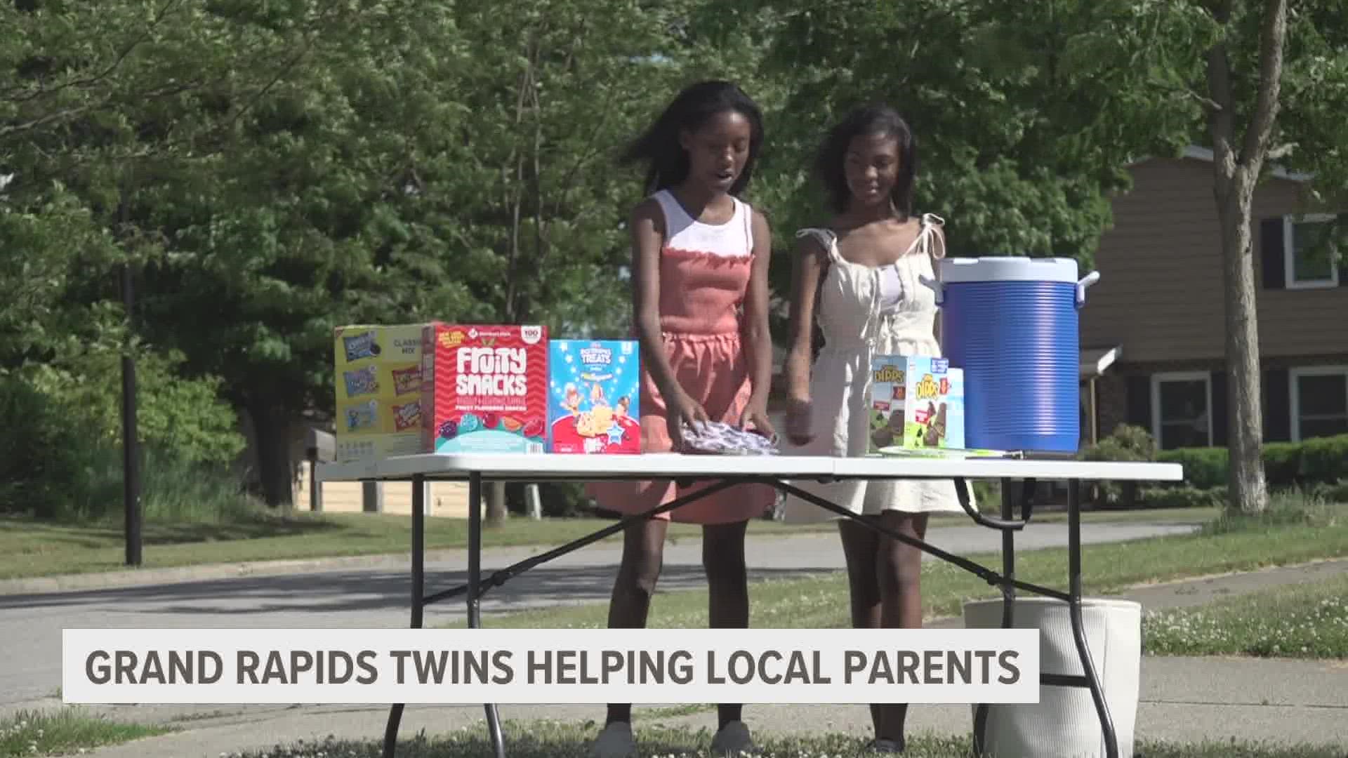 Every parent knows that summer camp for kids can be expensive, but there's no need to worry as twins from Grand Rapids come to the rescue.