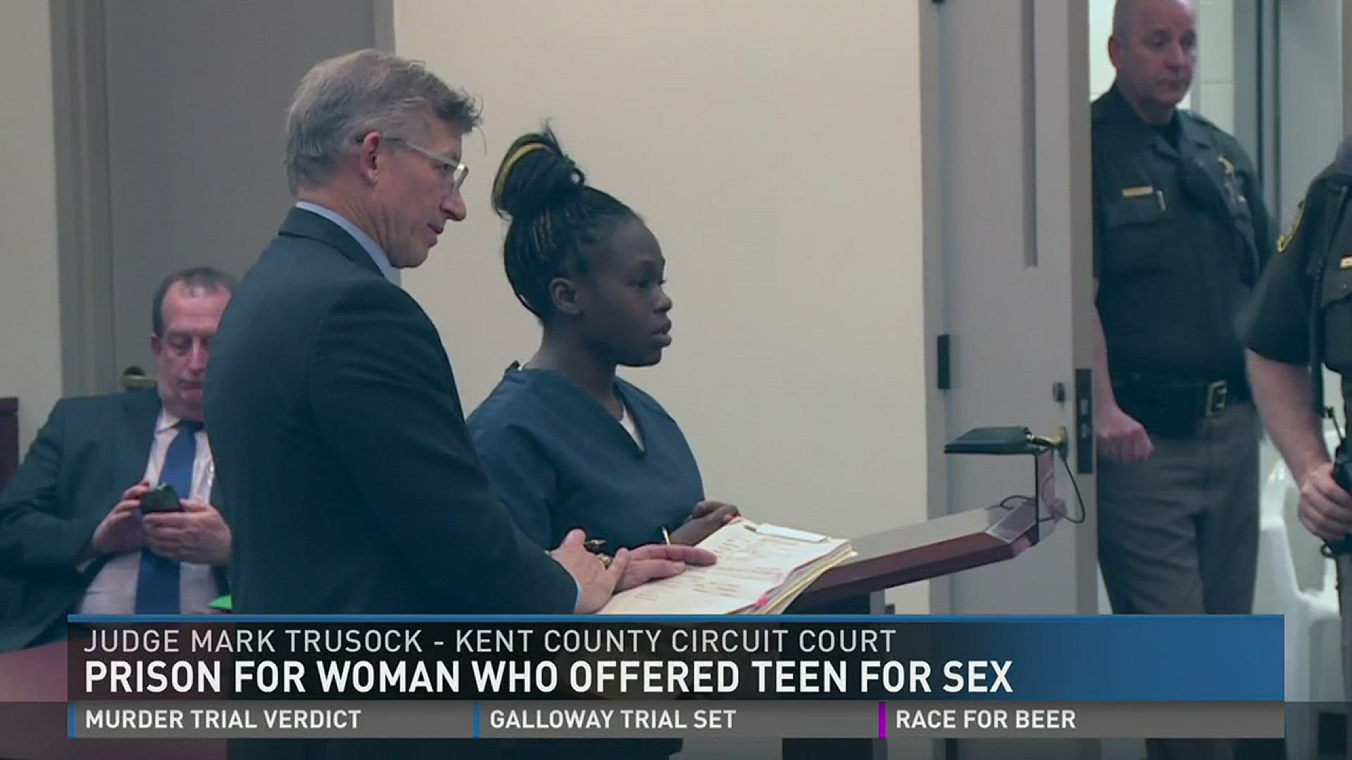 Woman sentenced for offering teen for sex