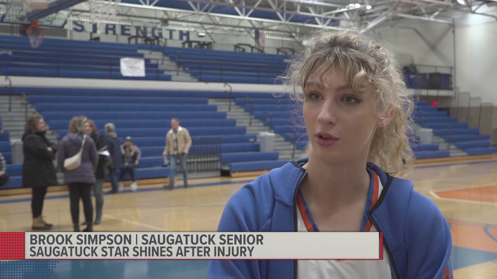 Saugatuck has star power with senior star Brook Simpson, who transferred in from Belding.