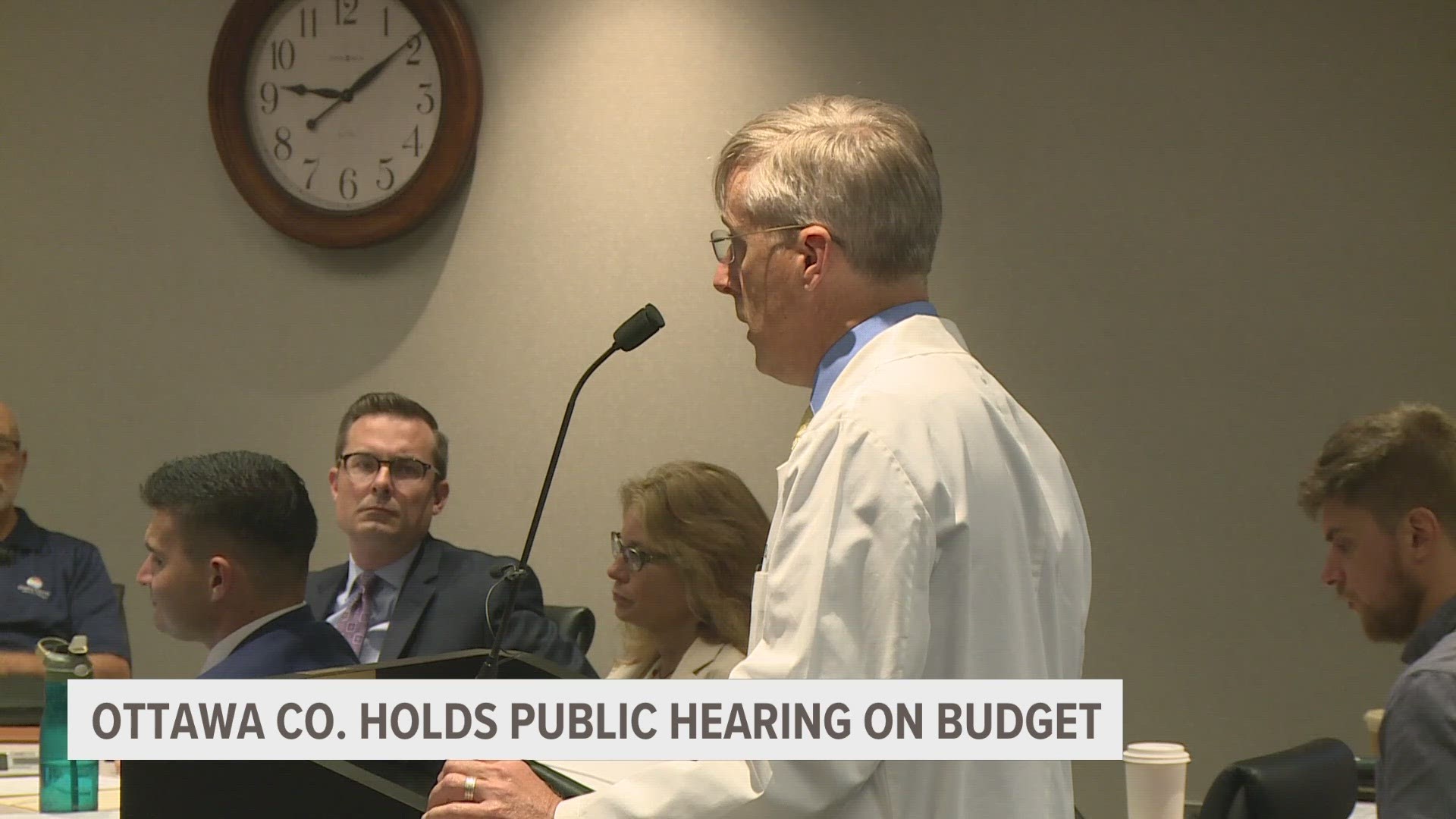 There was a big turn-out Tuesday in Ottawa County as commissioners met to review the proposed budget.