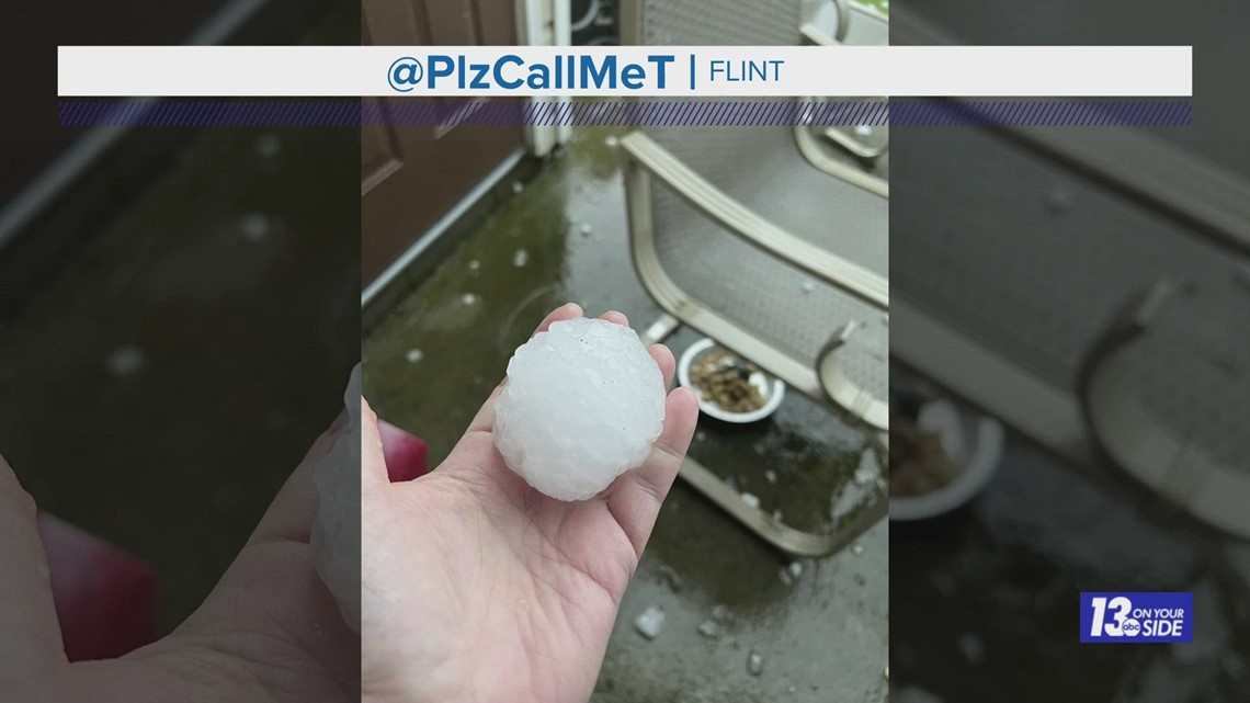 Golf ball size hail in Flint, tree damage in parts of West Michigan ...