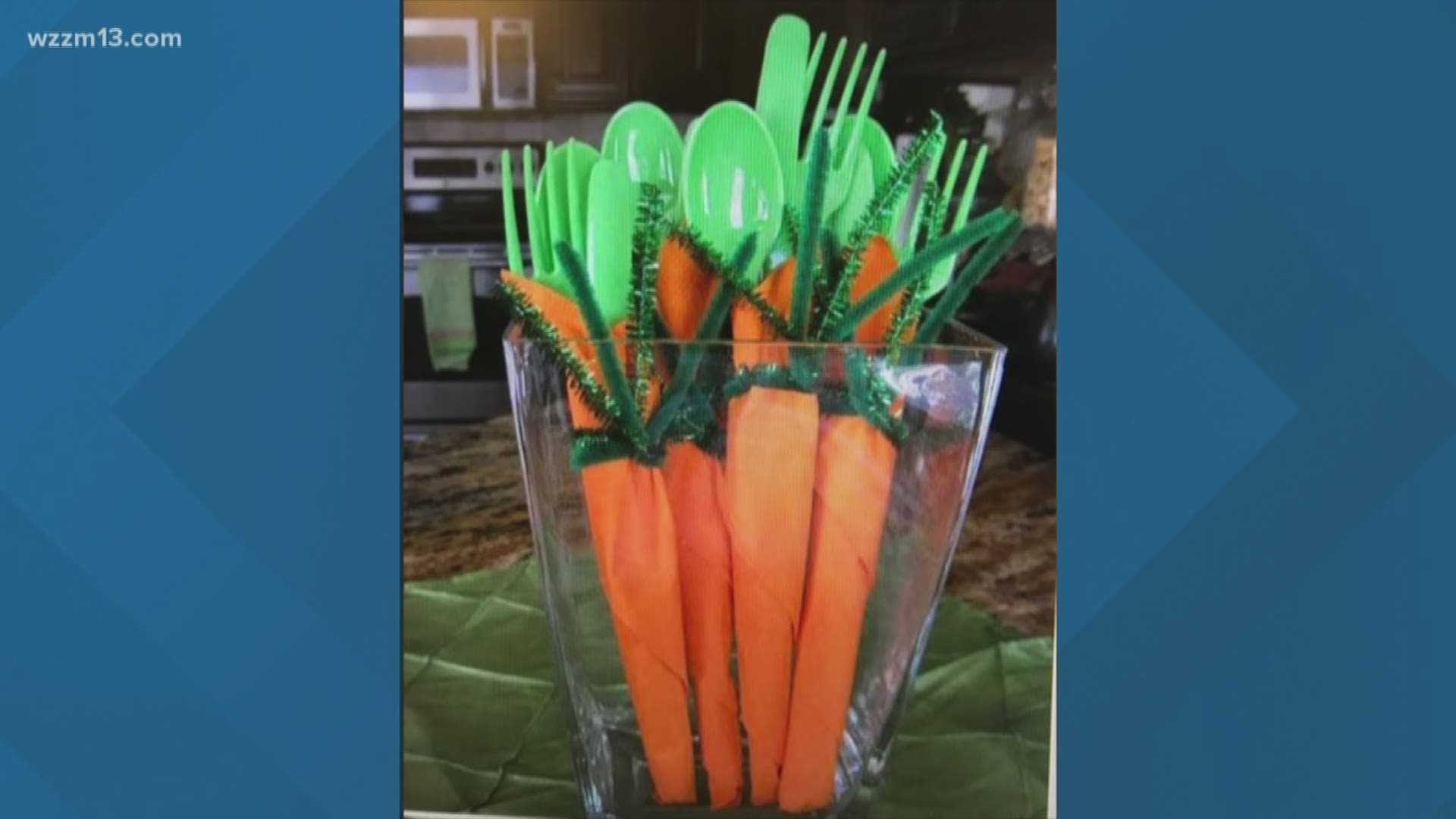 Val shares a really cute and easy Easter craft to help you dress up your home for the holiday weekend.