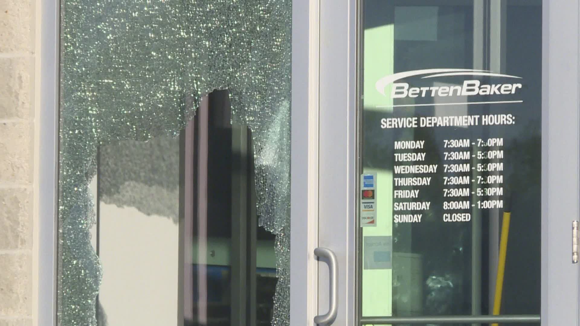 Wyoming Police are investigating several break-ins at local auto businesses.