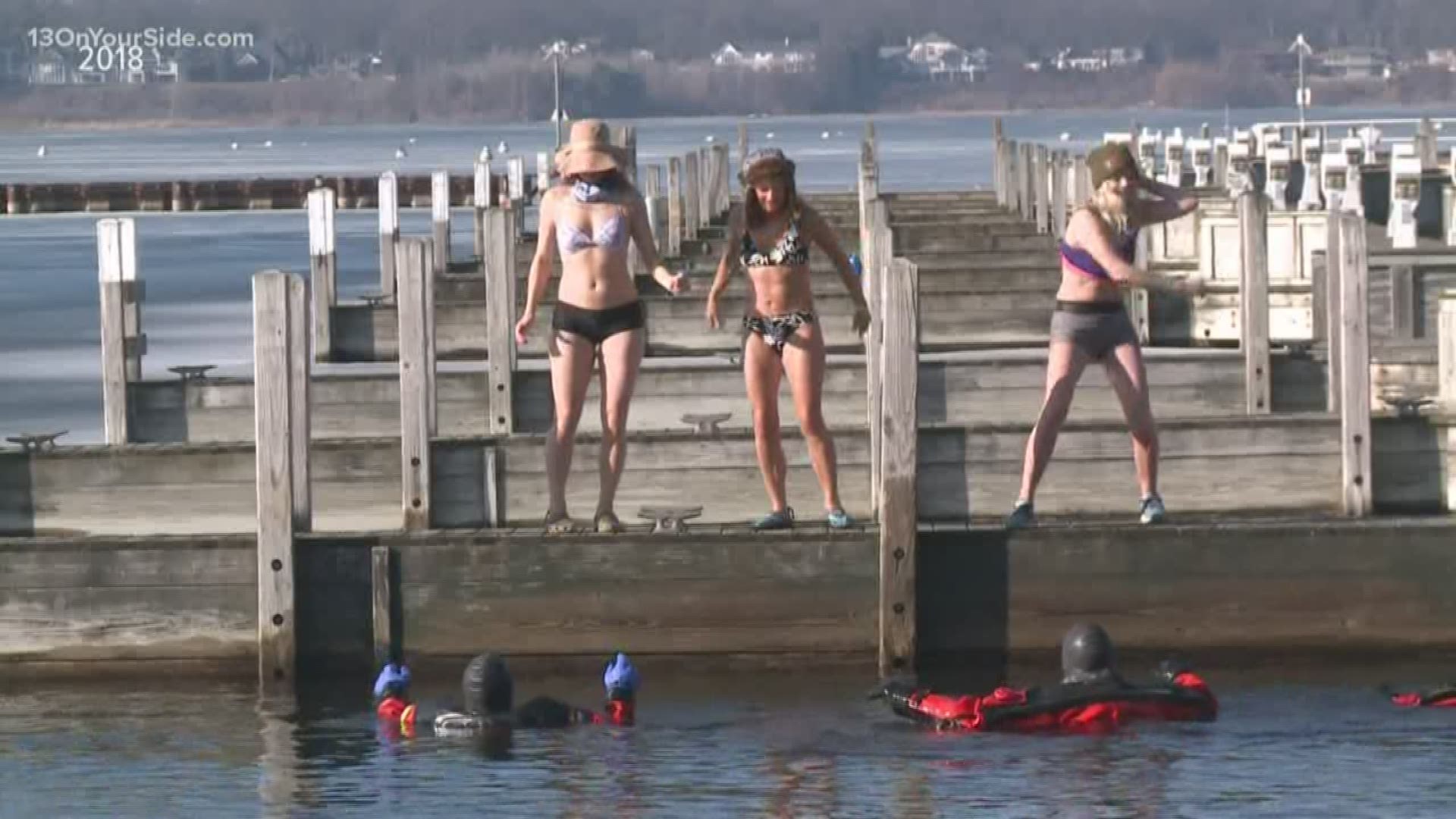 The Polar Plunge starts next weekend in Muskegon. The money raised goes to Special Olympics Michigan.