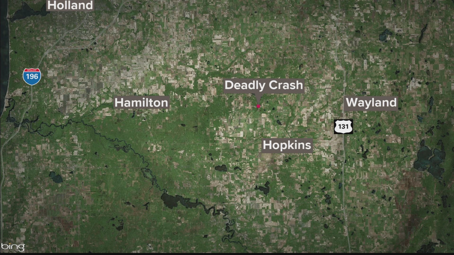 The driver of the Chevrolet, a 76-year-old man from the Allegan area, was ejected from his vehicle and pronounced dead at the scene, police say.