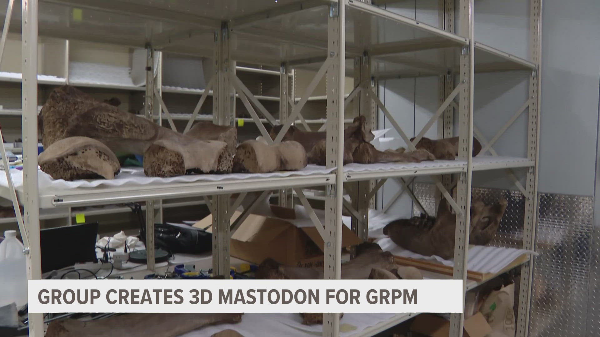13 ON YOUR SIDE went into GRPM's Community Archives Research Center to get a first look at the skeleton that's expected to be put on display in 2025.