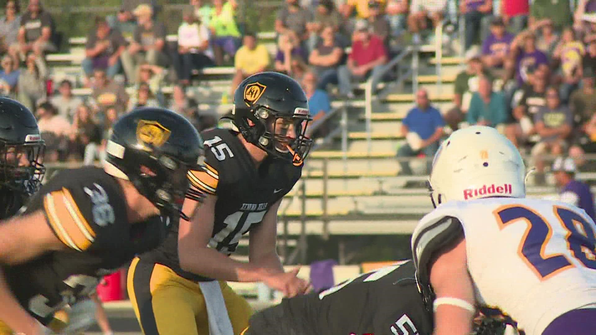 Kenowa Hills would cruise from there, Victory number 1 for them. Final was 30-7.