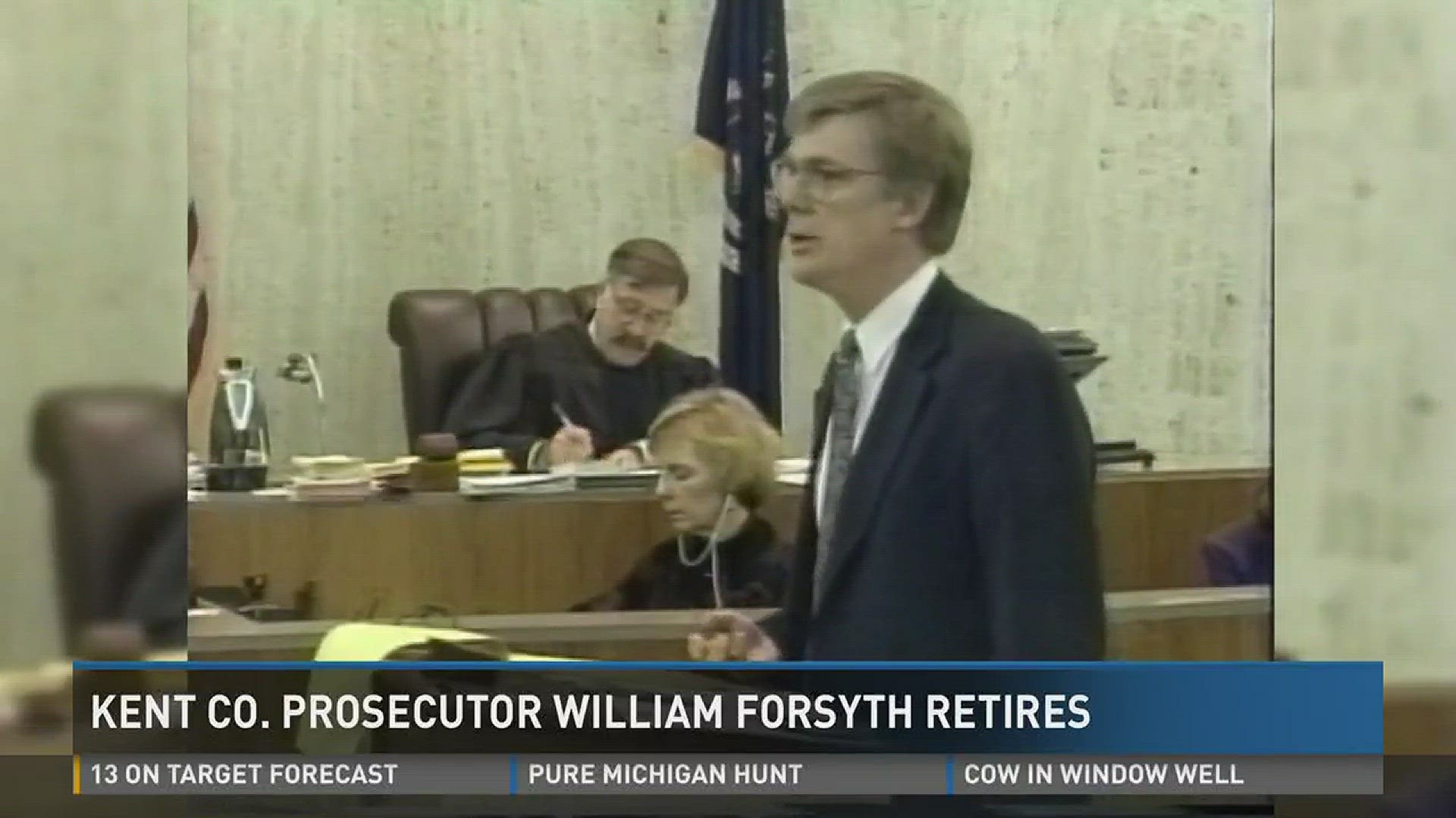 Kent County prosecutor William Forsyth retires