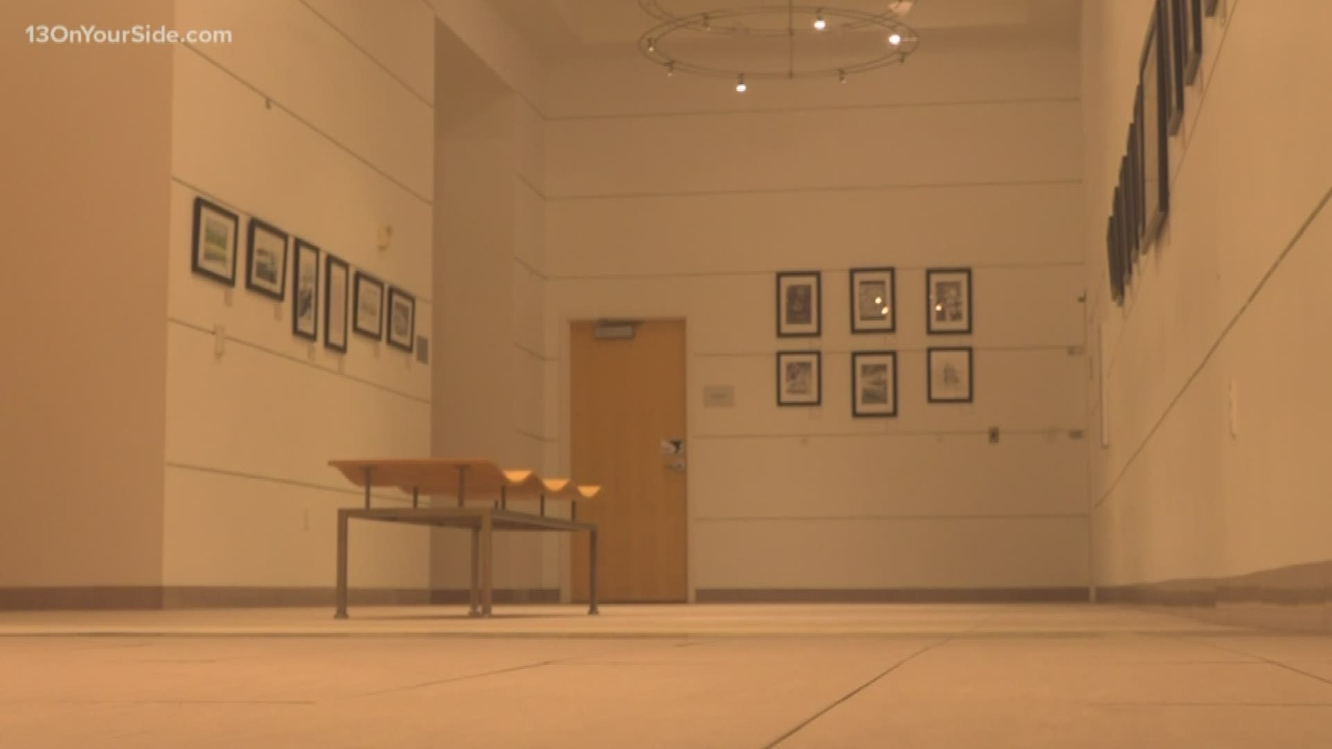 Kent District Library's Wyoming Branch is displaying art that was created by prison inmates.