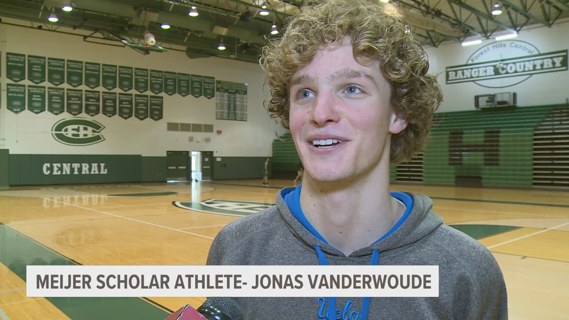 VanderWoude also stands out in the classroom. He's already in AP Calculus and in the National Honor Society with a 4.07 GPA.