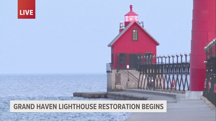 Restoration on Grand Haven lighthouse to begin Tuesday