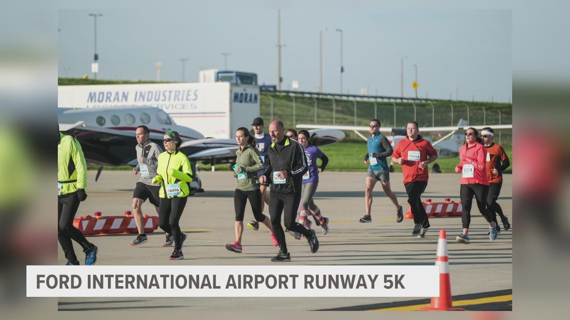 It’s a unique opportunity to race on an actual airport runway.