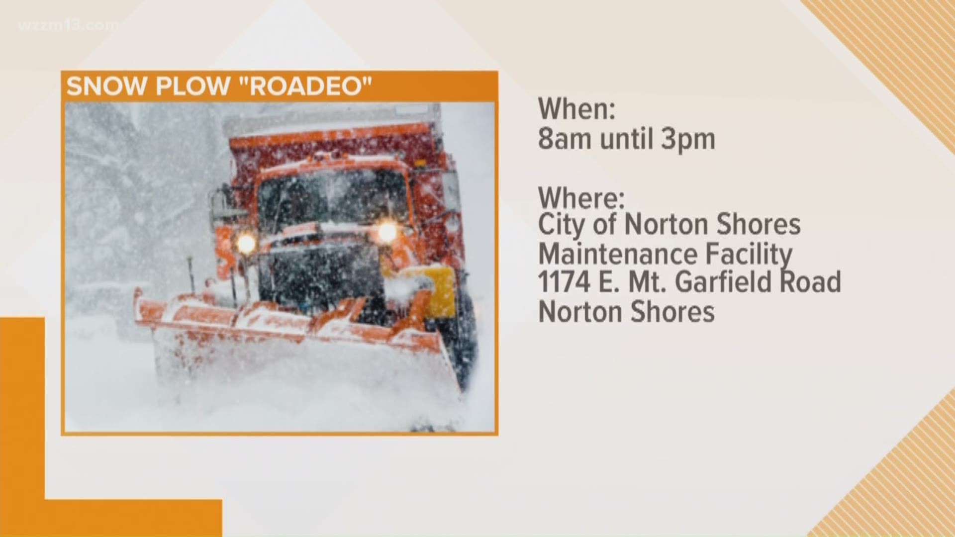Norton Shores snow plow event