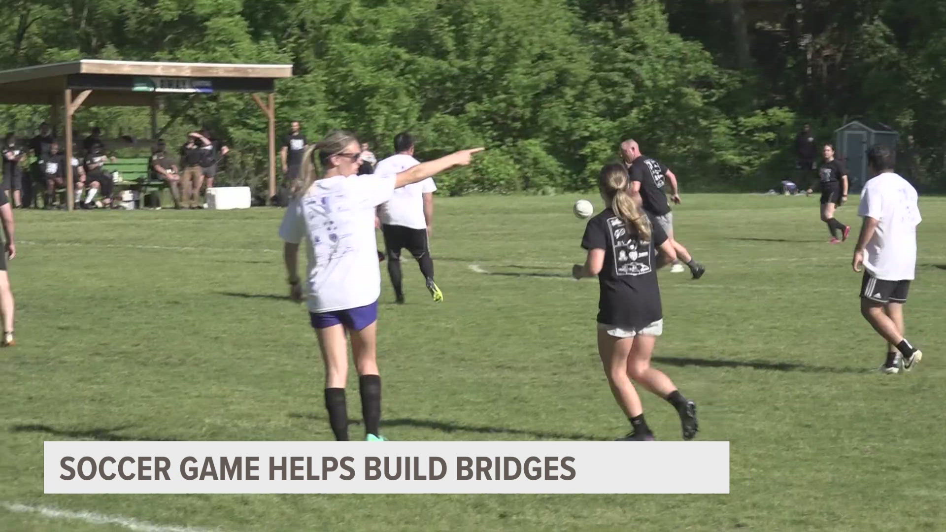 The Northwest Youth Soccer Association held its second annual "Connect and Support Those Who Serve" games Thursday night.