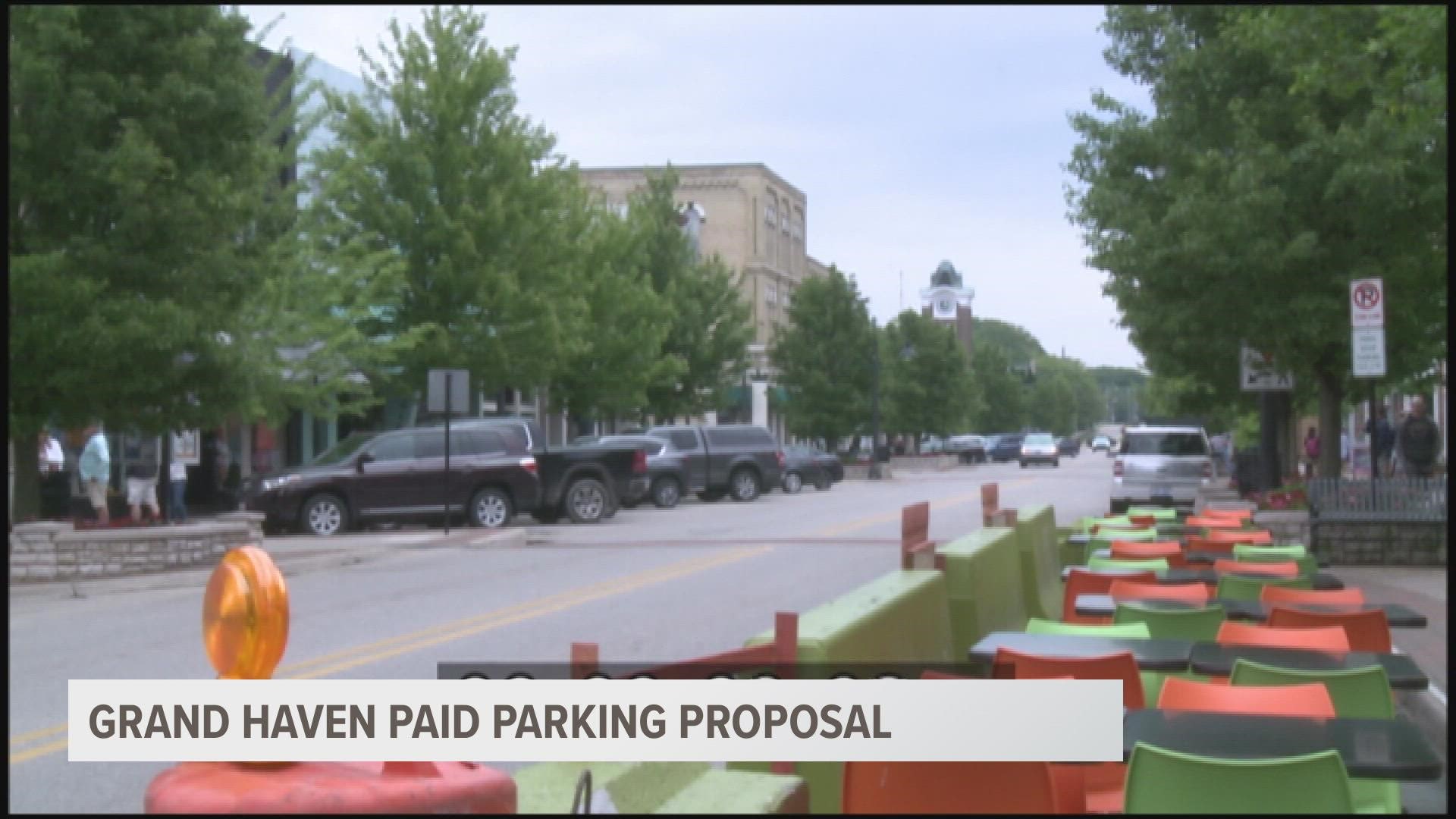 The city's Mayor Pro Tem said the city's budget deficit is what has them considering the option to create paid parking for both the downtown and beach areas.