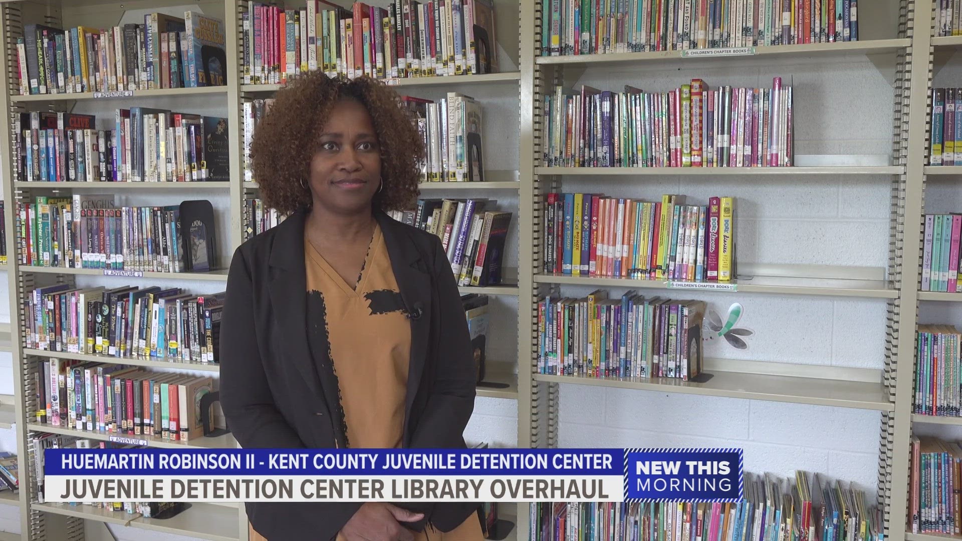 A librarian with Grand Rapids Community College put in hundreds of volunteer hours for a library not related to her job at all.