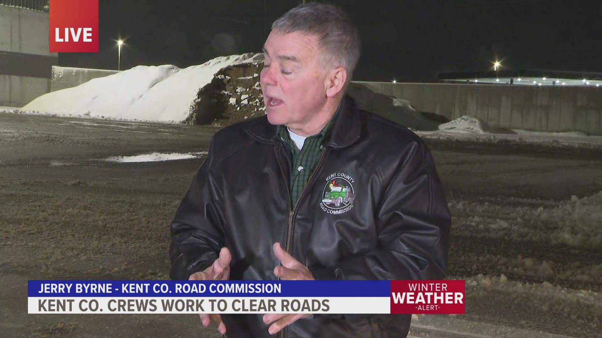 Roads in many areas of West Michigan are slushy due to Tuesday's snowfall. Here's how the Kent County Road Commission is working to keep roads clear.