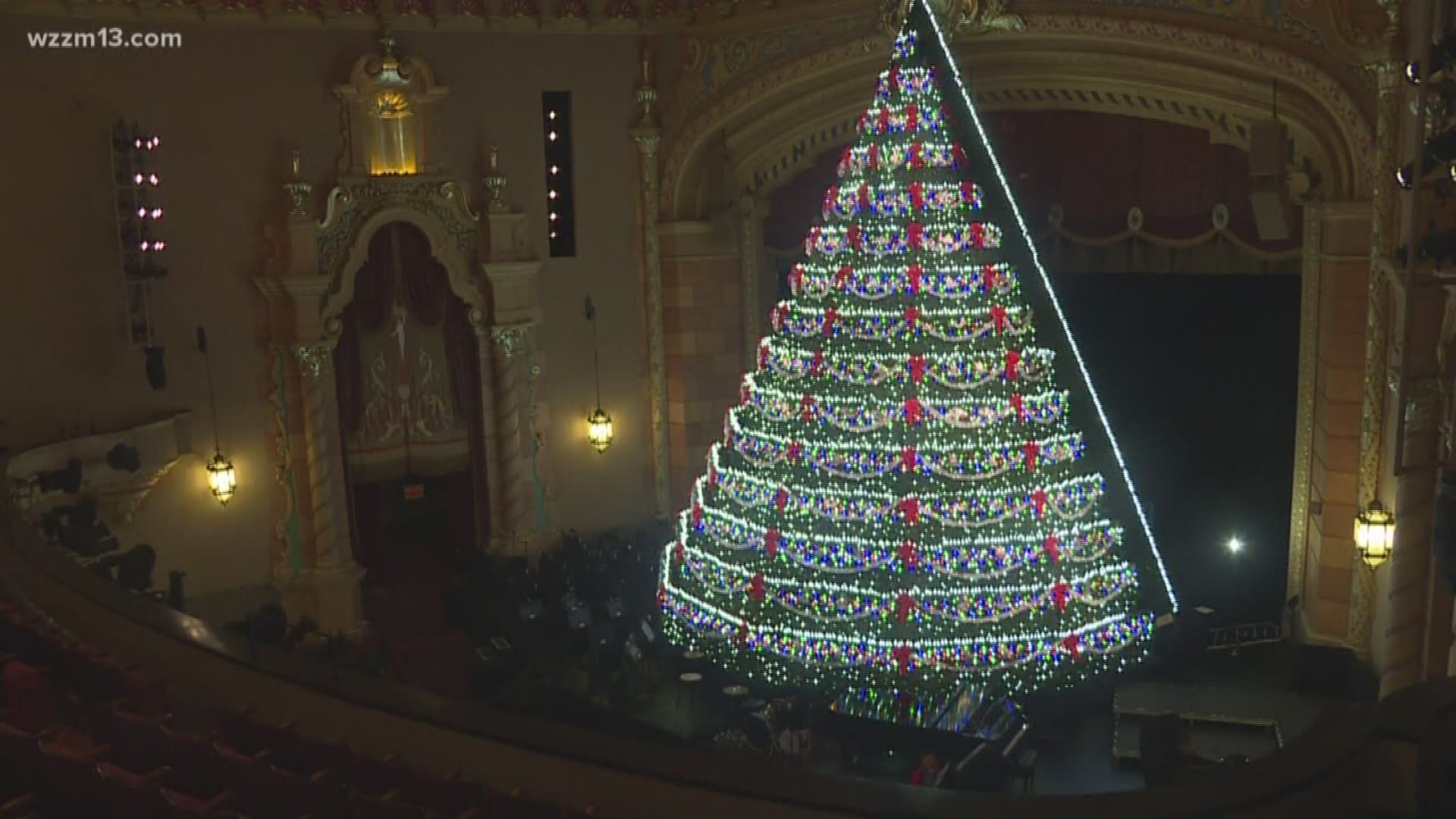 A preview of the Mona Shores singing Christmas tree