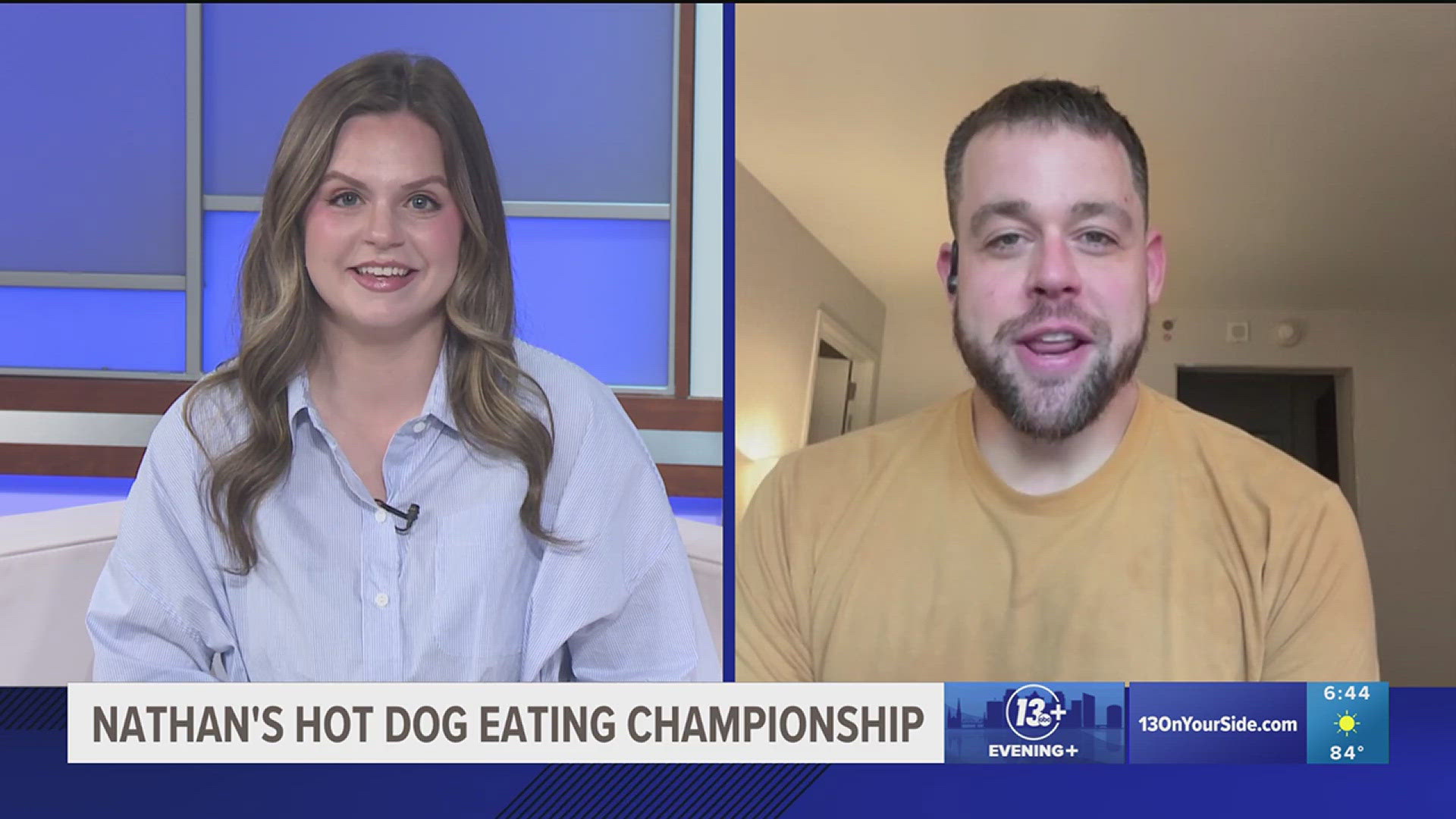 Patrick Bertoletti ate 58 hot dogs to earn the Mustard Belt in the 2024 Nathan's Hot Dog Eating Contest. He's hungry to defend his title in 2025. 