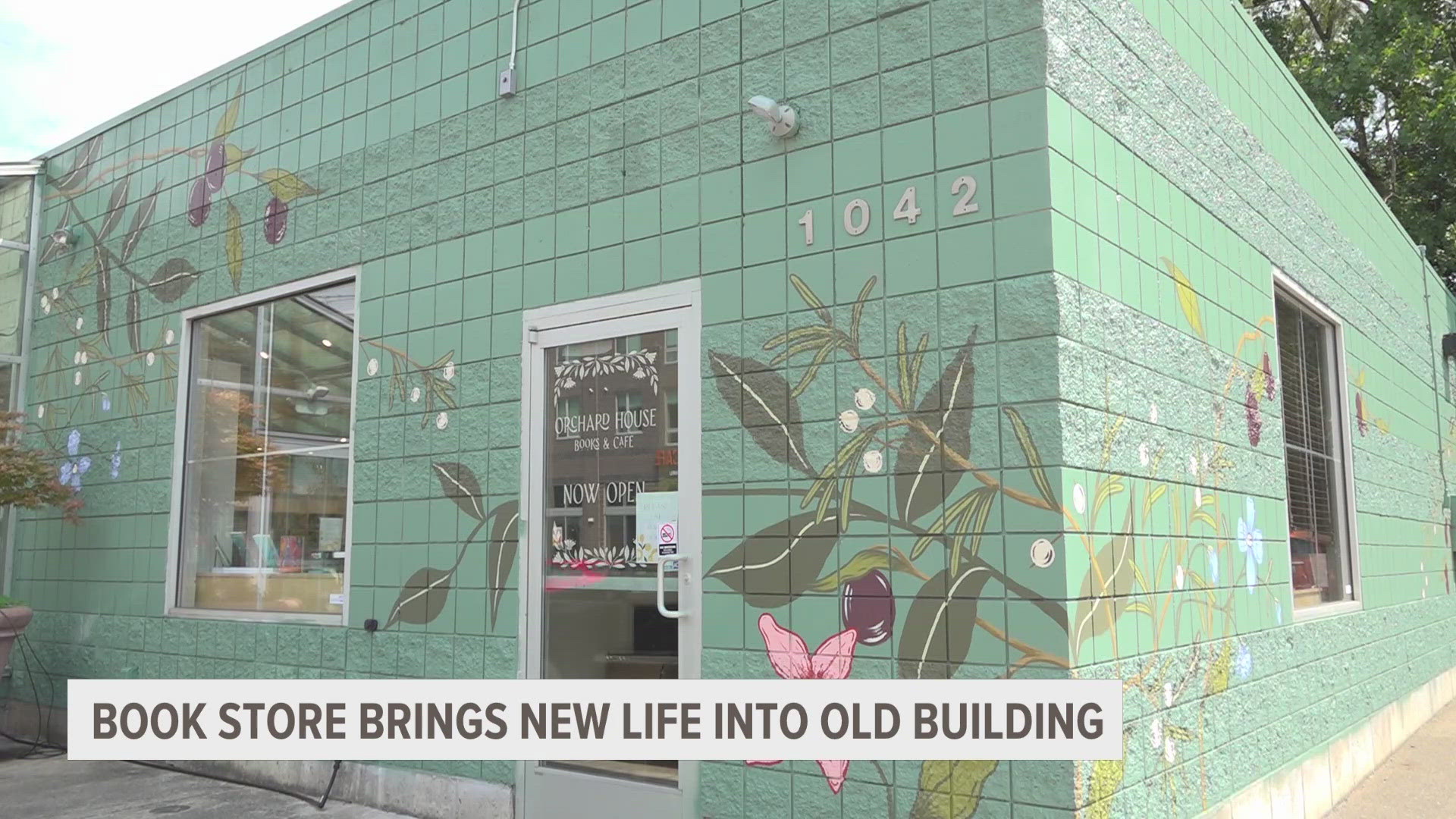 Book store brings new life into old building.