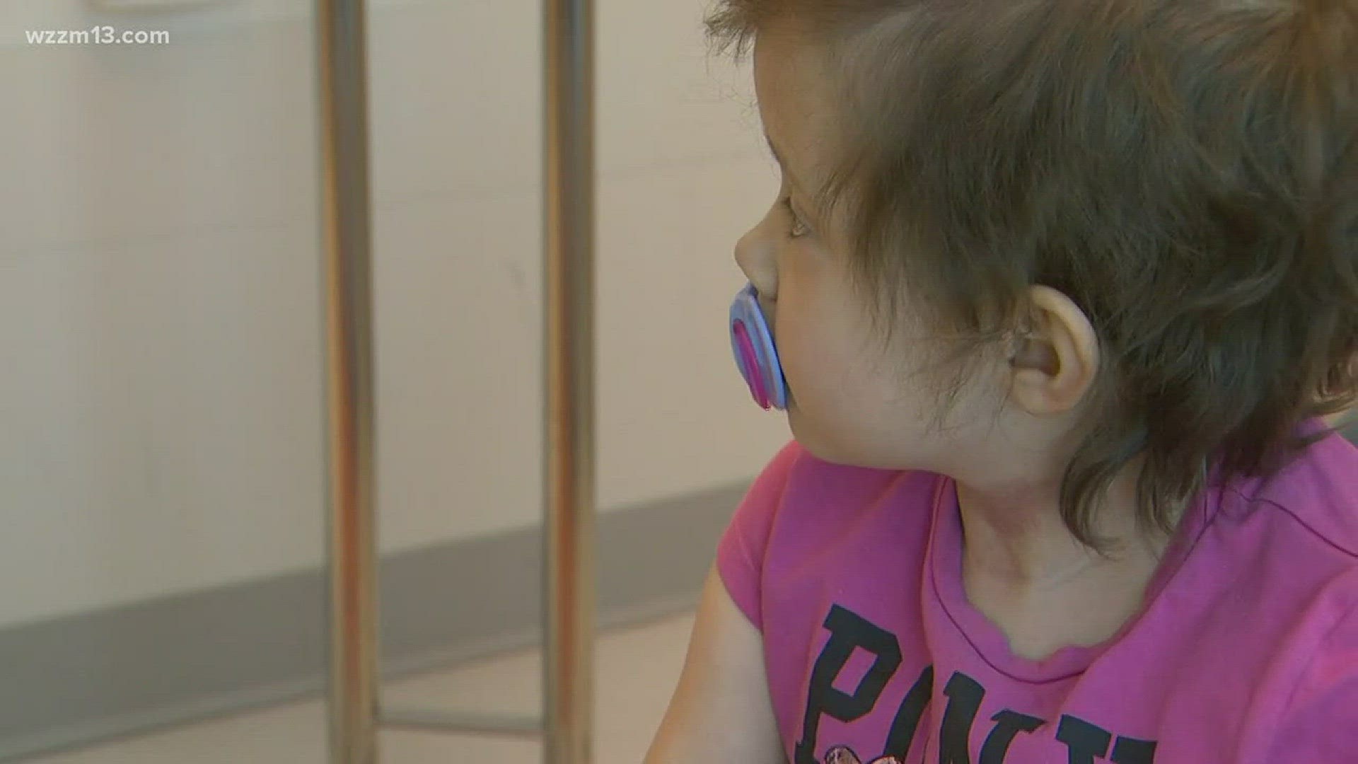 A 5-year-old girl came from Wales to Grand Rapids for a clinical trial.