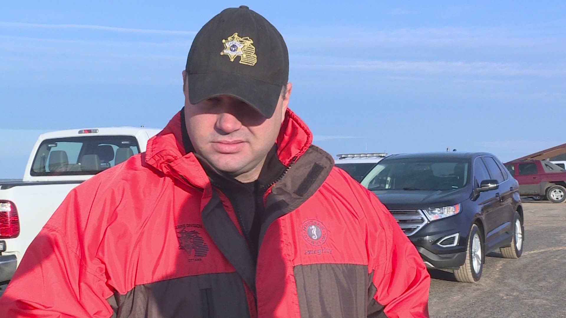 Sgt. Jay Douglas with the Ottawa County Sheriff's Office provides an update on the search for a 16-year-old girl who was swept into Lake Michigan.