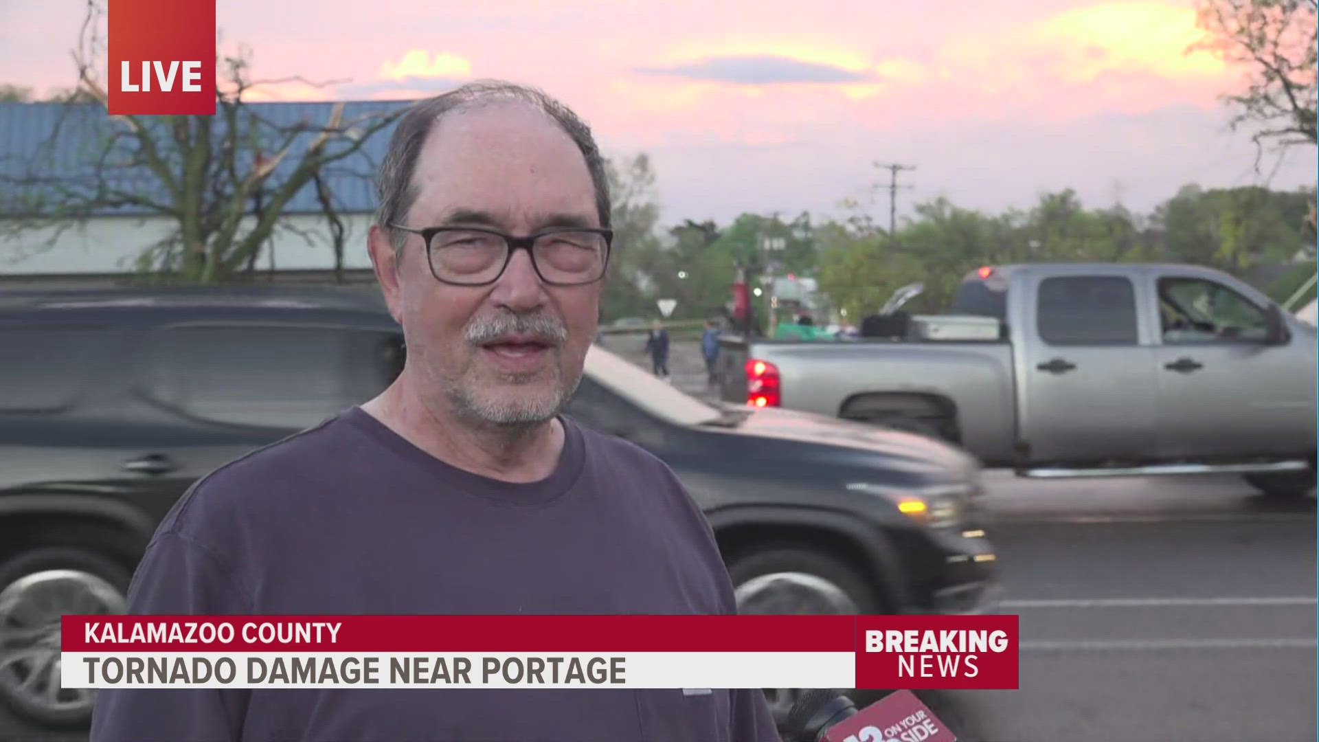 Center Avenue was one of the hardest hit areas in Michigan's Tuesday storms.