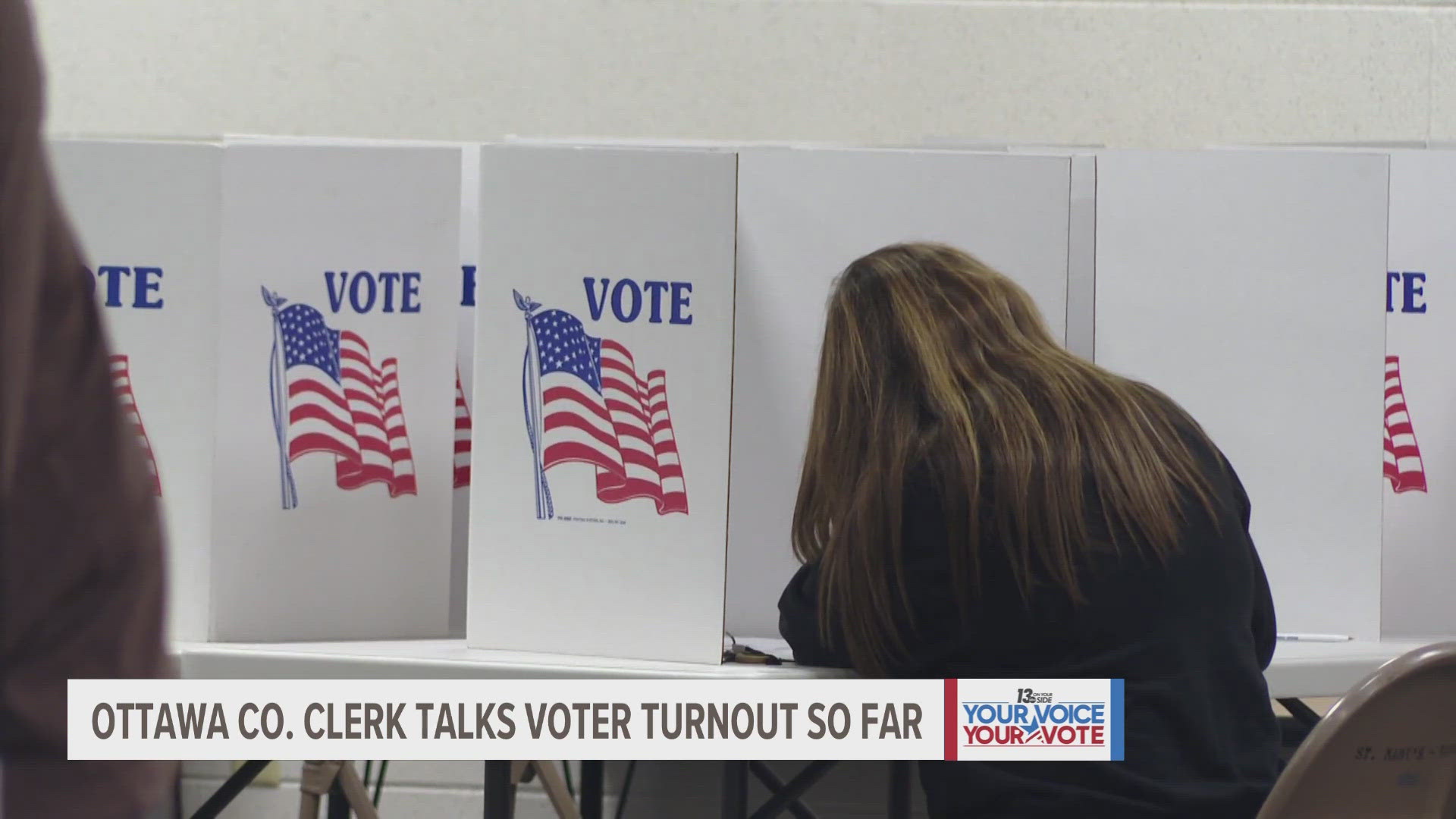 The clerk says before polls opened on Nov. 5, 43% of voters had already cast their ballot.