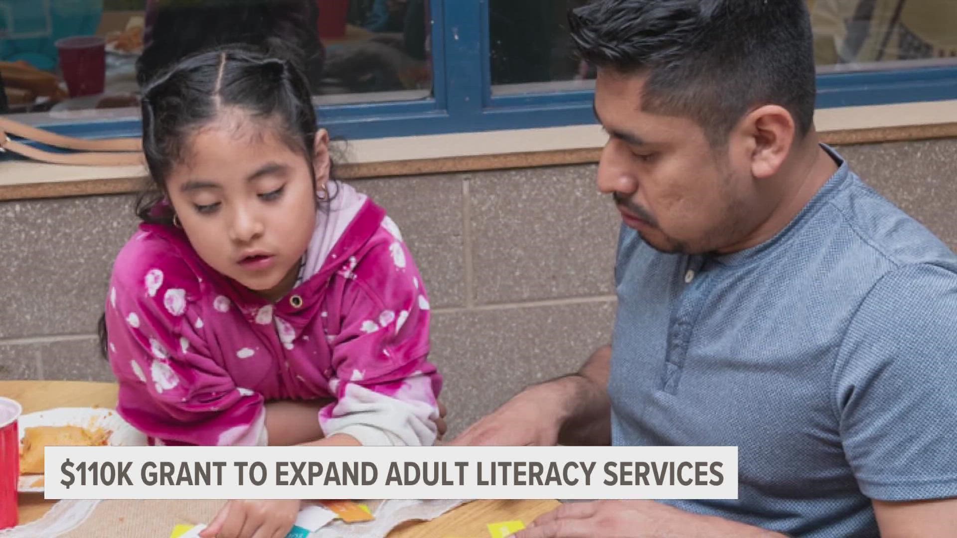 The Center's family program currently teaches English language skills to more than 200 parents and caregivers each year in connection with their child's school.