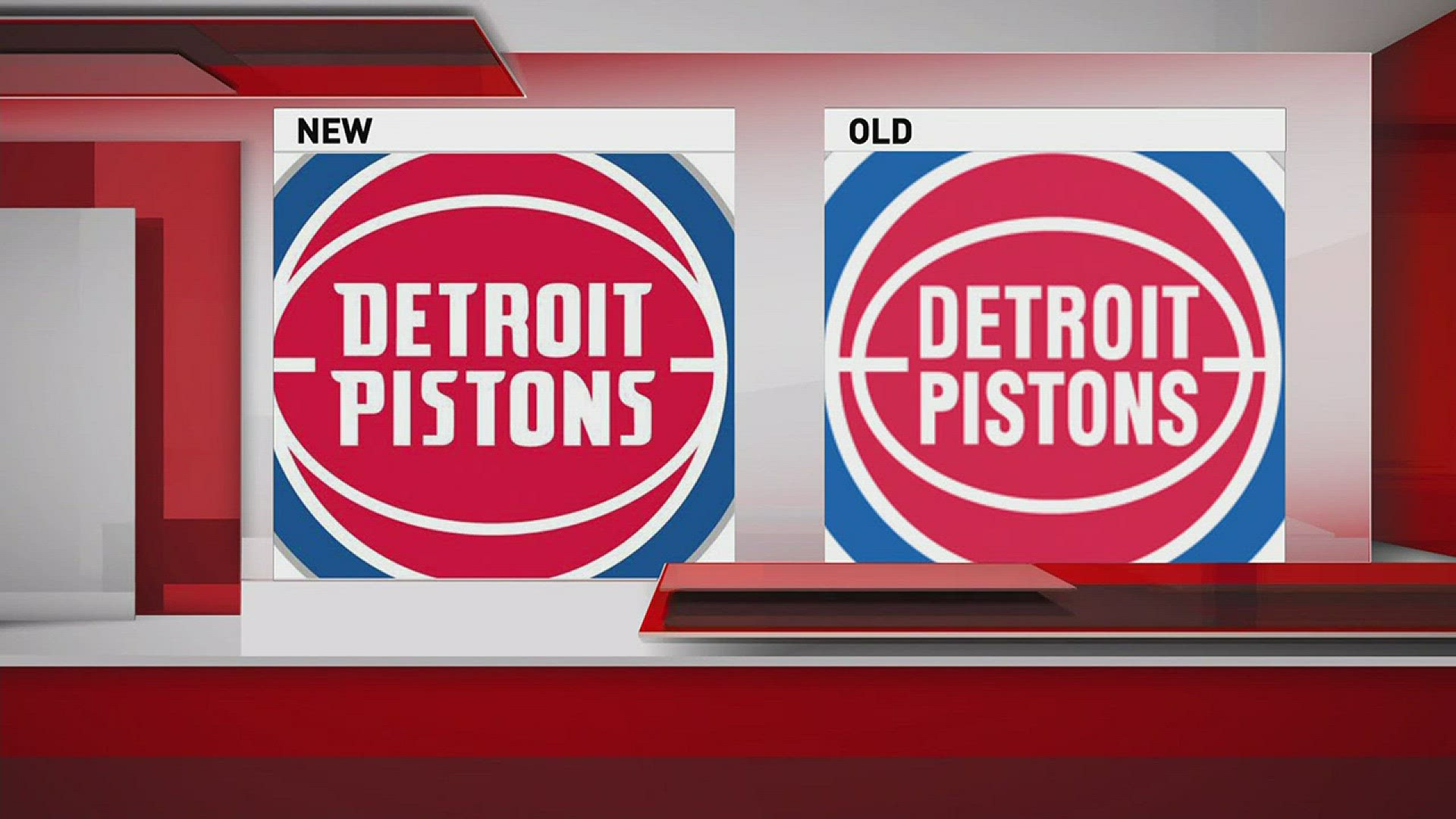 The Detroit Pistons have a new logo that looks a lot like one of their old logos.