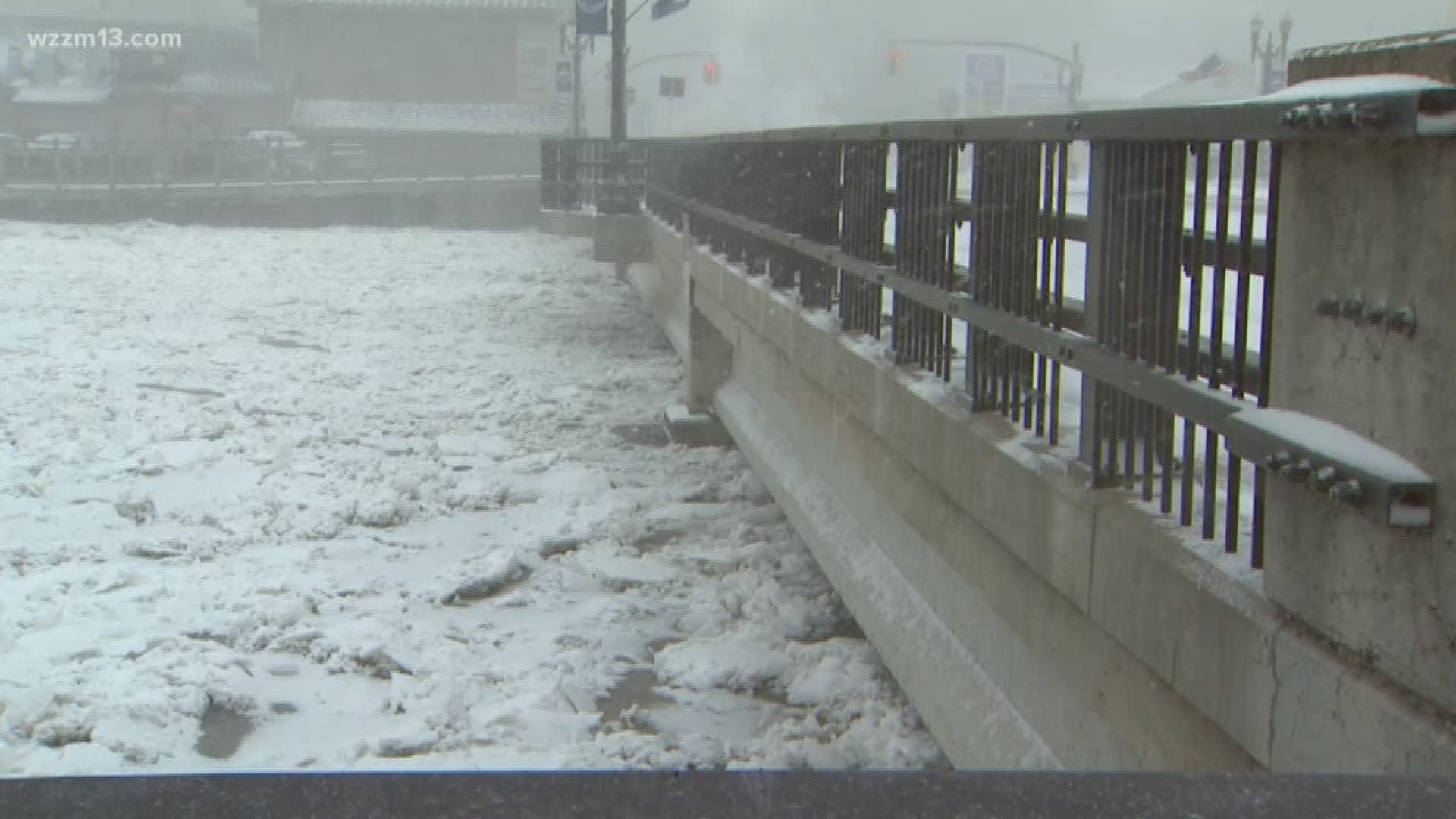 Flooding is a problem once again in the city of Portland. Rising water due to an ice jam on the Grand River is forcing emergency workers to carry out evacuations.