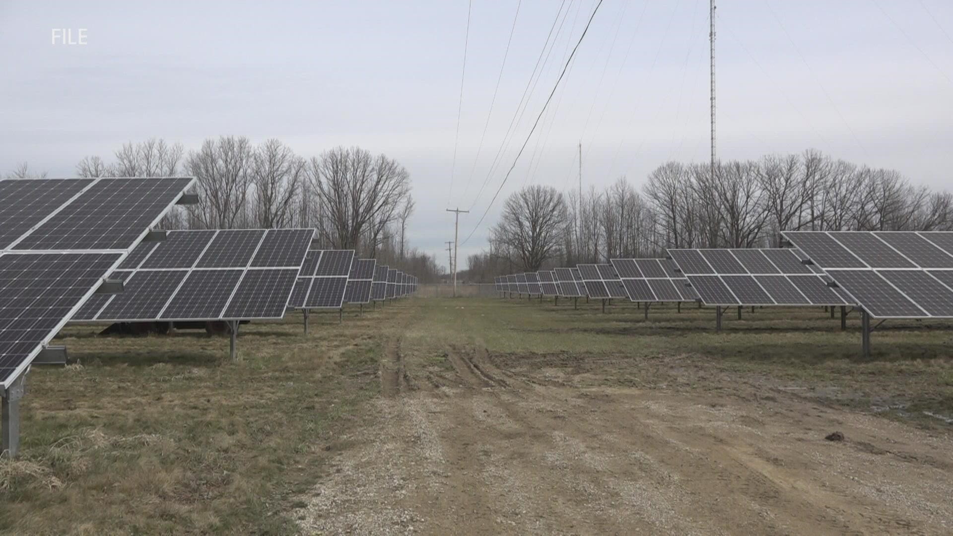 Customers have the ability to invest in the burgeoning green energy sector via the MI Community Solar campaign.