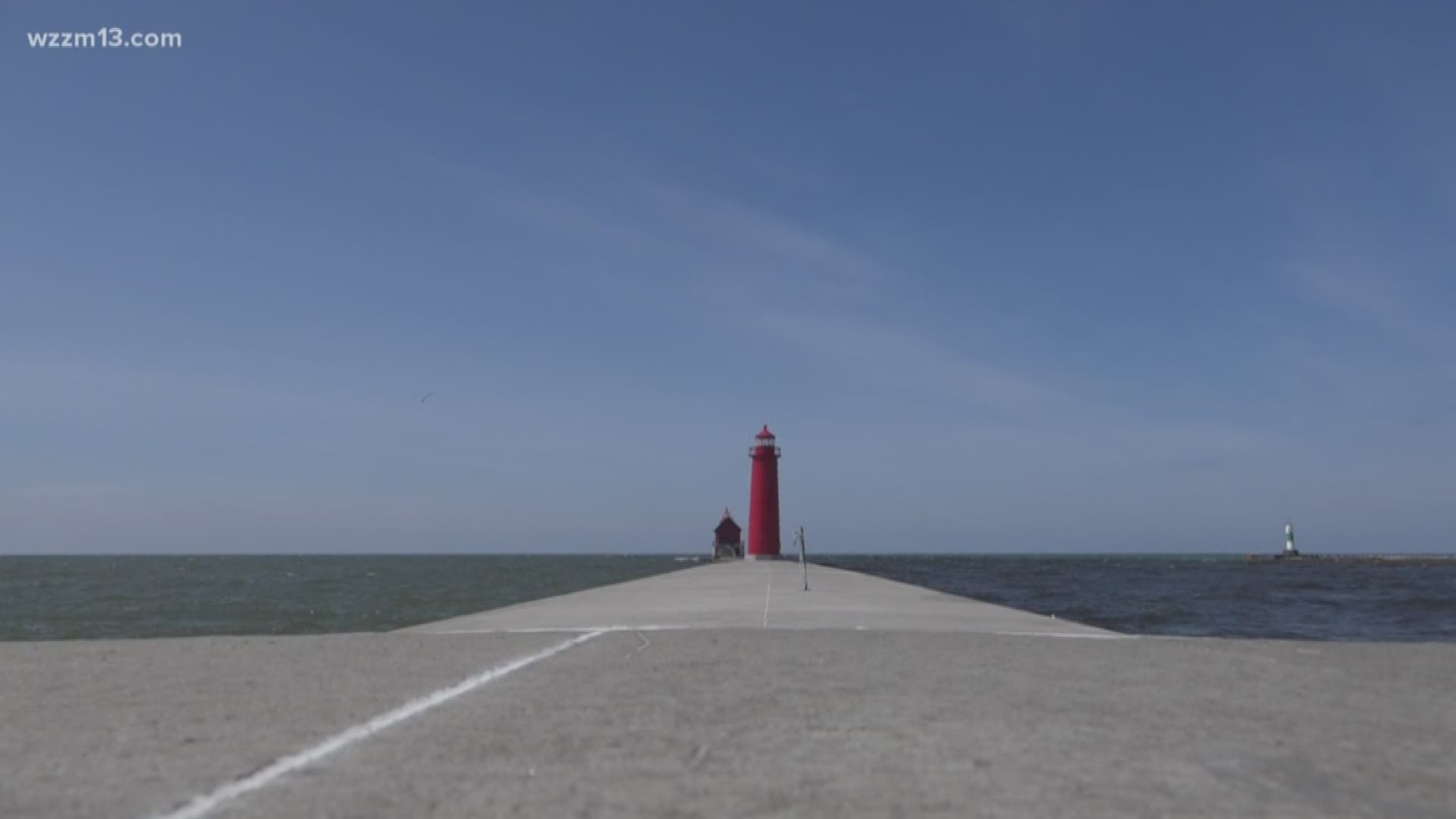 Grand Haven's south pier closed this week