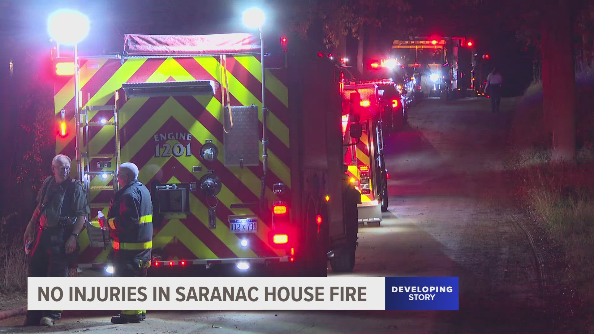 The Saranac Community Fire Department's Lieutenant Charles C. Griffin said the fire was caused by a dryer.