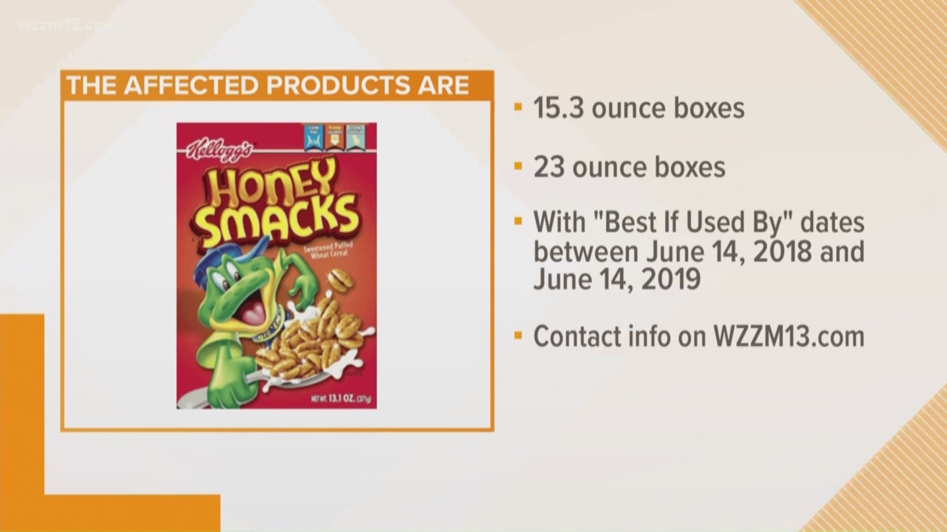 Honey Smacks cereal recalled
