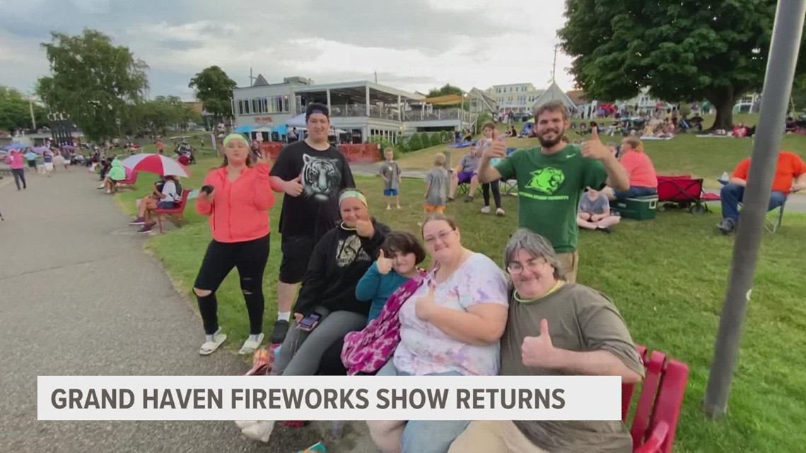Grand Haven firework show returns for first time in two years