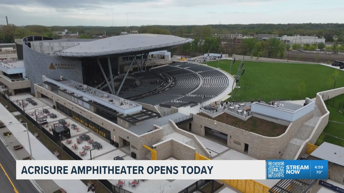 TEAM COVERAGE | Opening night of Acrisure Amphitheater in Grand Rapids ...