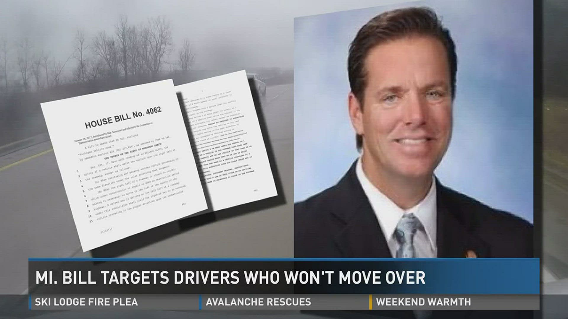 Mich. bill targets drivers who won't move over