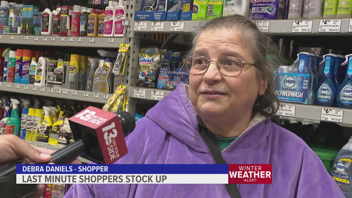 Michiganders flock to grocery, hardware stores ahead of winter storm | wzzm13.com