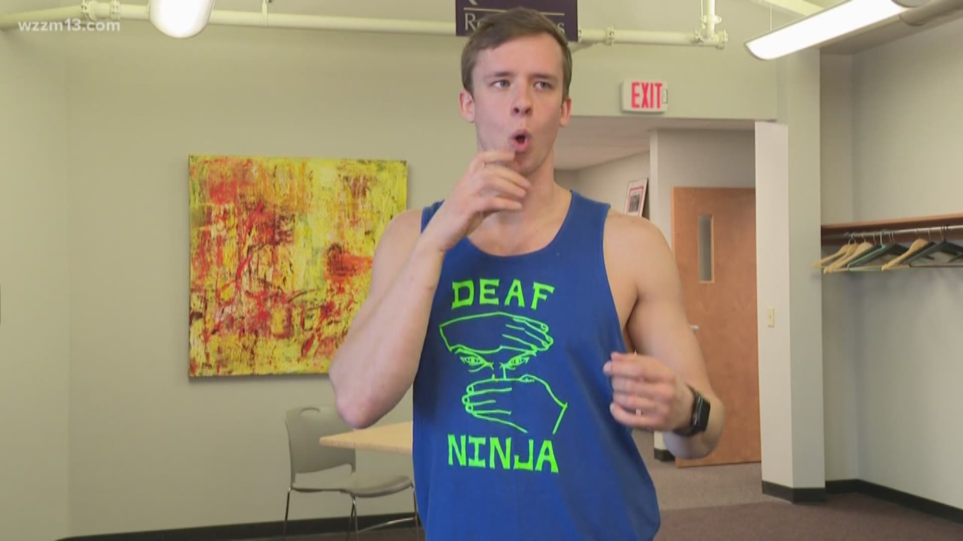 Grand Rapids kids meet 'The Deaf Ninja'